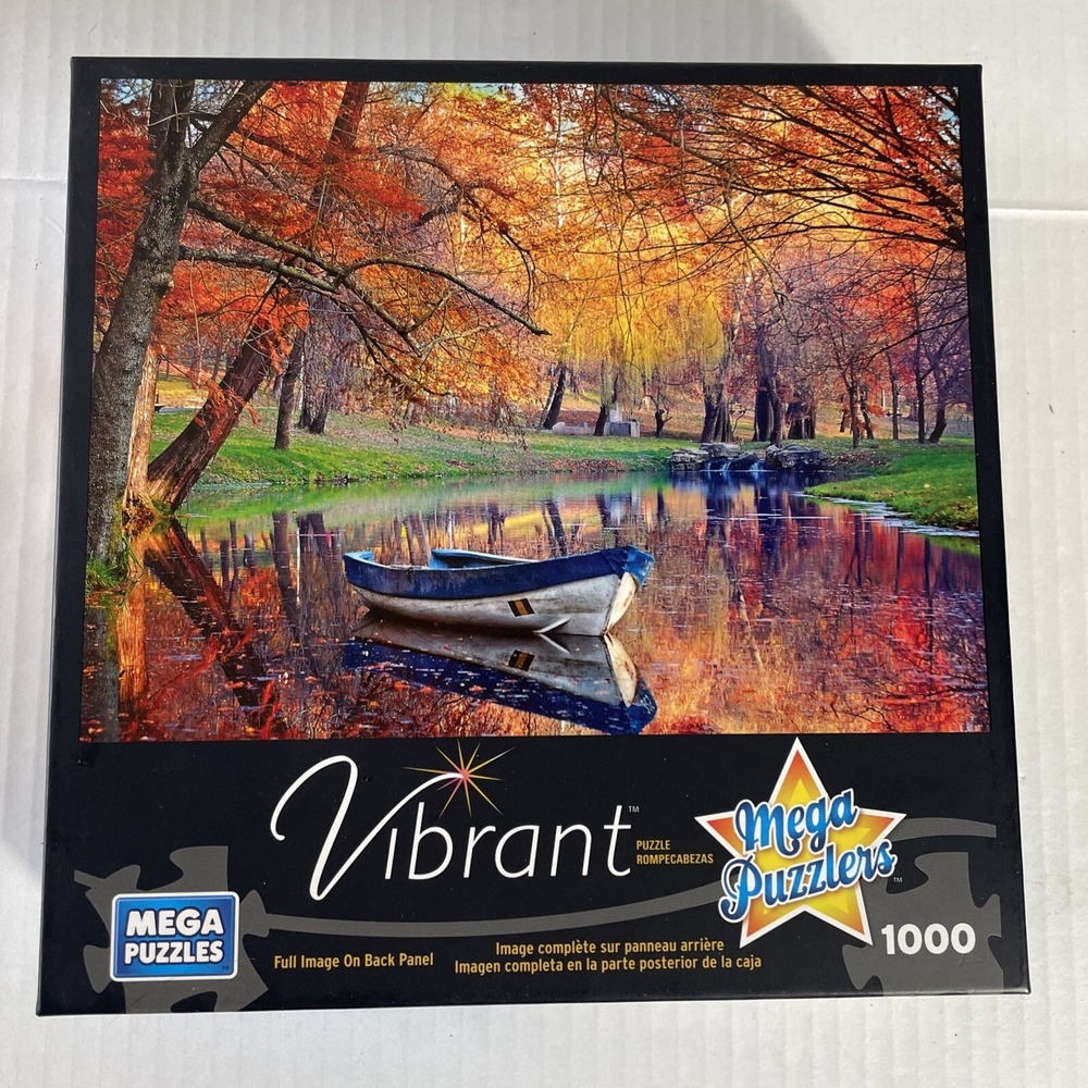 Mega Puzzles Vibrant Colorful Autumn Landscape 1000 Piece Mega Puzzlers New